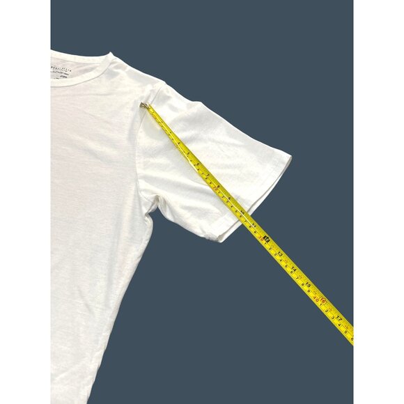 Perry Ellis Portfolio Mens White T-Shirt Size XL - Classic Crew Neck Comfort - Picture 6 of 6